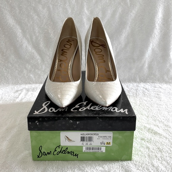 Sam Edelman Shoes - Sam Edelman Hazel Ivory Crocprtlea size 9 1/2